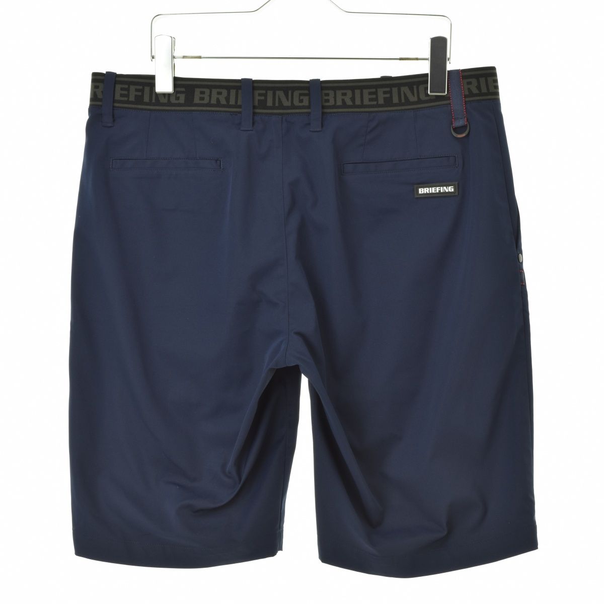 BRIEFING / ショートパンツ/--/ポリエステル/NVY/無地/BRG221M48// BRIEFING】GOLF 22SS BRG221M48 ゴムベルト ストレッチショートパンツ