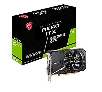 【中古-非常に良い】MSI GeForce GTX 1650 D6 AERO ITX OCV2 グラフィックスボード VD7633