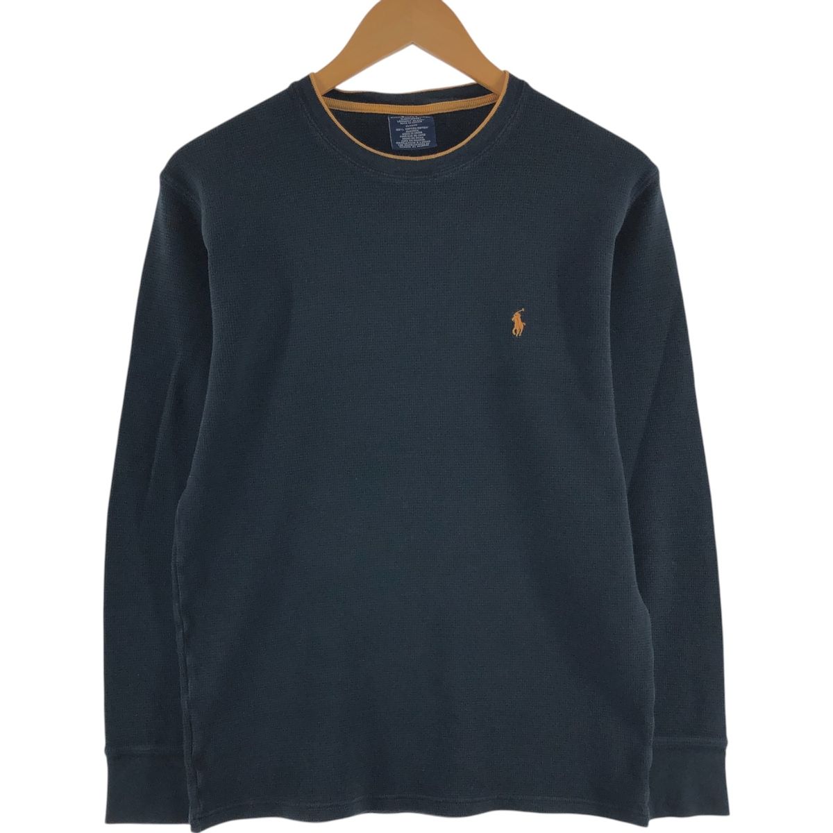 古着 ラルフローレン Ralph Lauren SLEEPWEAR サーマルロンT ワッフル メンズM相当/eaa512125