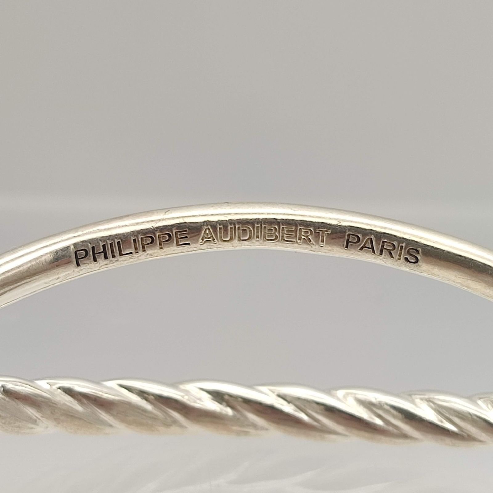 美品】PHILIPPE AUDIBERT フィリップオーディベール ツイストデザイン