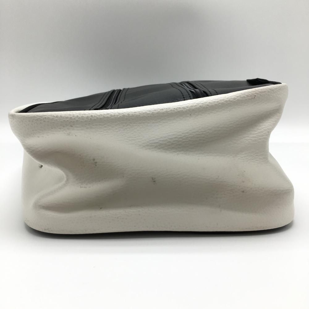 ジョーンズ シューズケース 黒×白 ロゴ刺しゅうゴルフ ジョーンズ ジョーンズ シューズケース 黒×白 ロゴ刺しゅうゴルフ