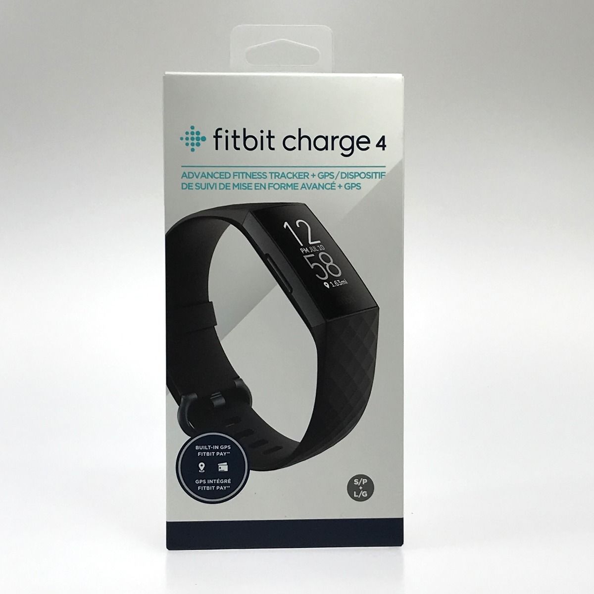 Fitbit Charge4 GPS搭載フィットネストラッカー FB417BKBK-FRCJK