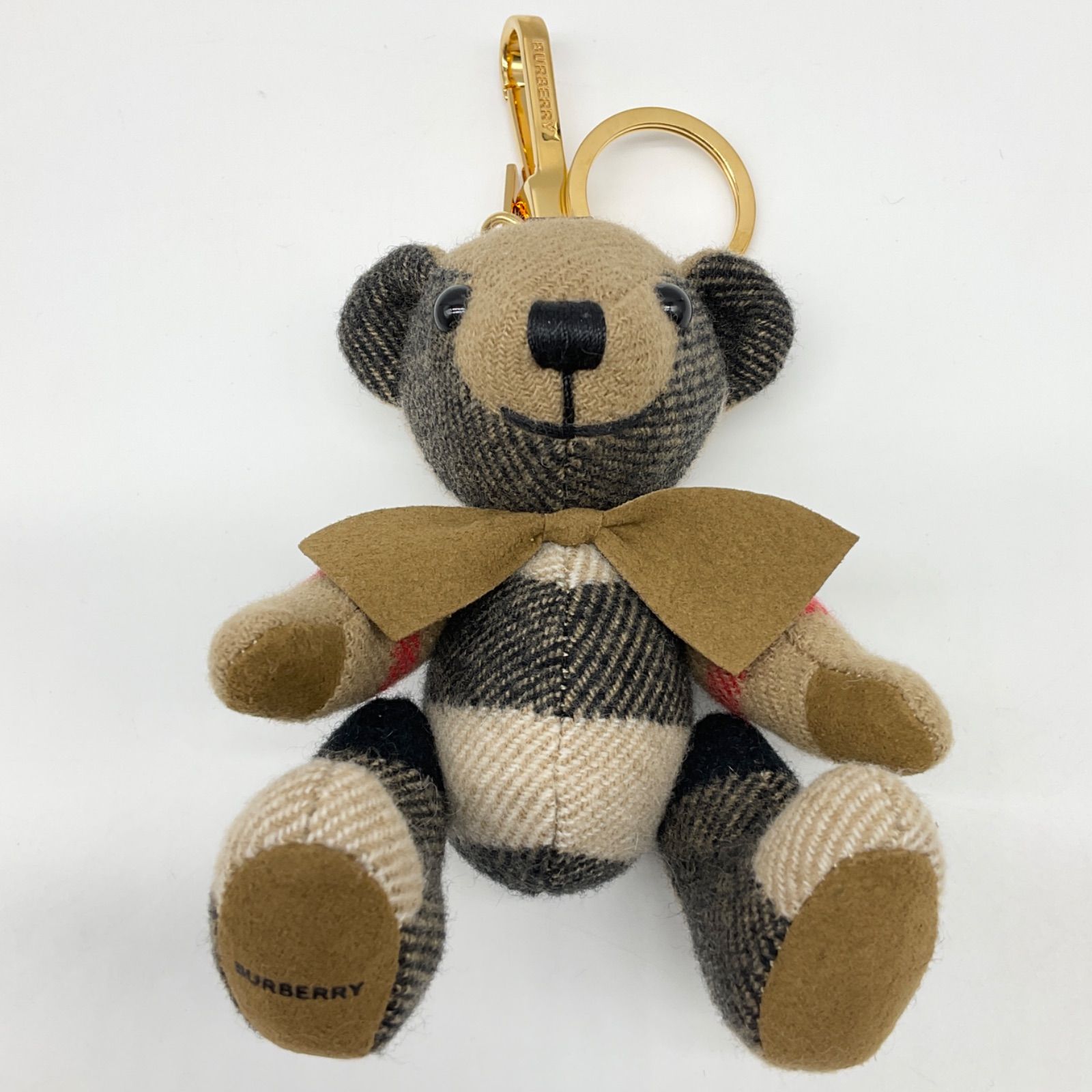 ○BURBERRY バーバリー ベアチャーム キーリング キーホルダー