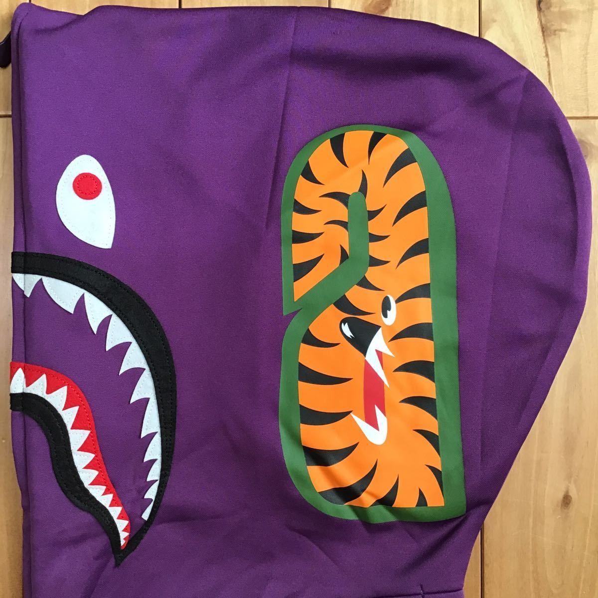 ジャージ シャークパーカー Purple shark ベイプ ape エイプ - メルカリ