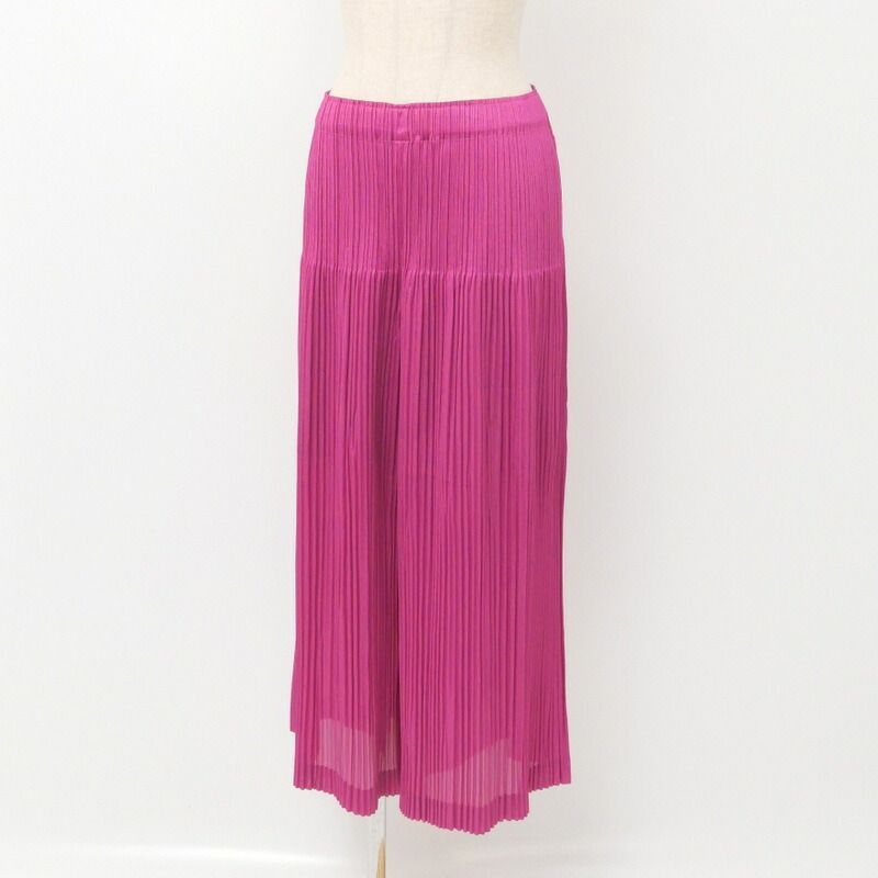 新品未使用】イッセイミヤケ PLEATS PLEASE プリーツスカート（美品 