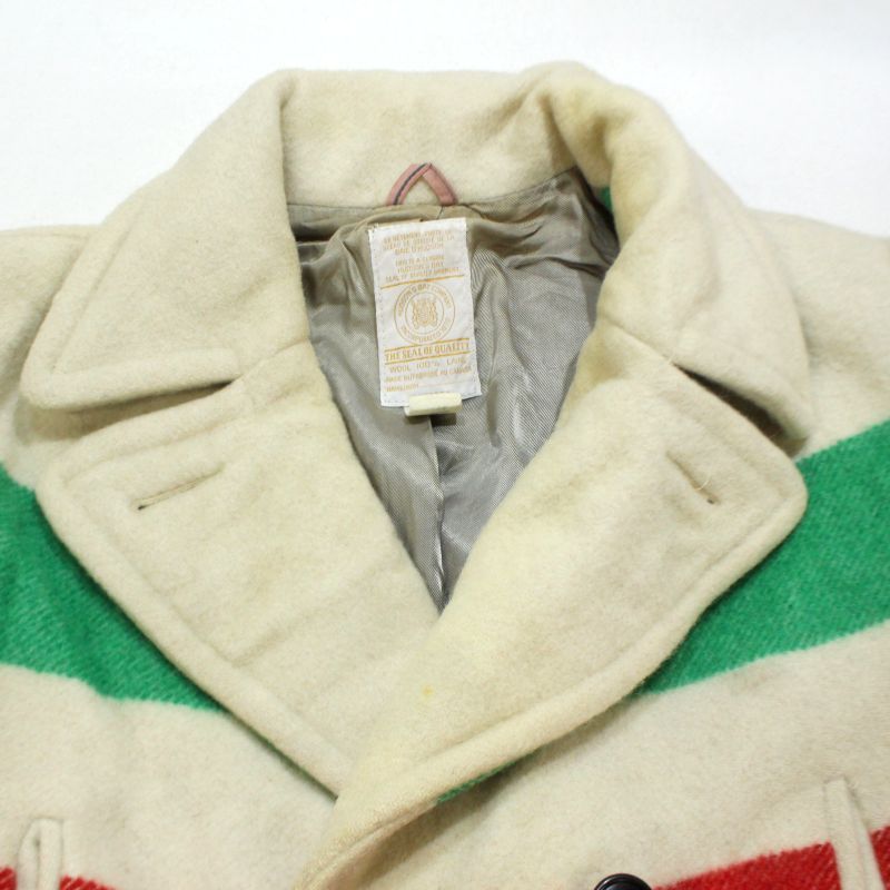 70s vintage ハドソンズベイ HUDSON'S BAY ウール ブランケット