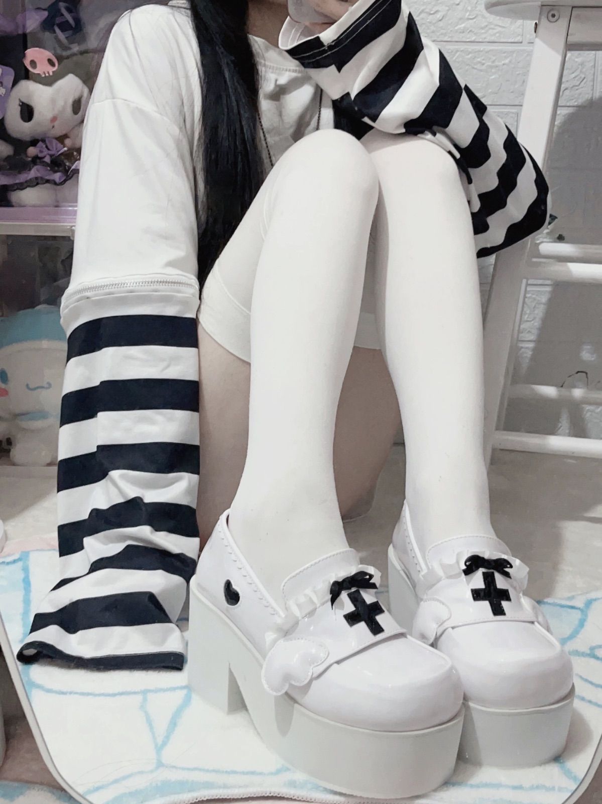 VIRINA] パンプス レディース 日本製 エナメル スクエアトゥ ジュノビ