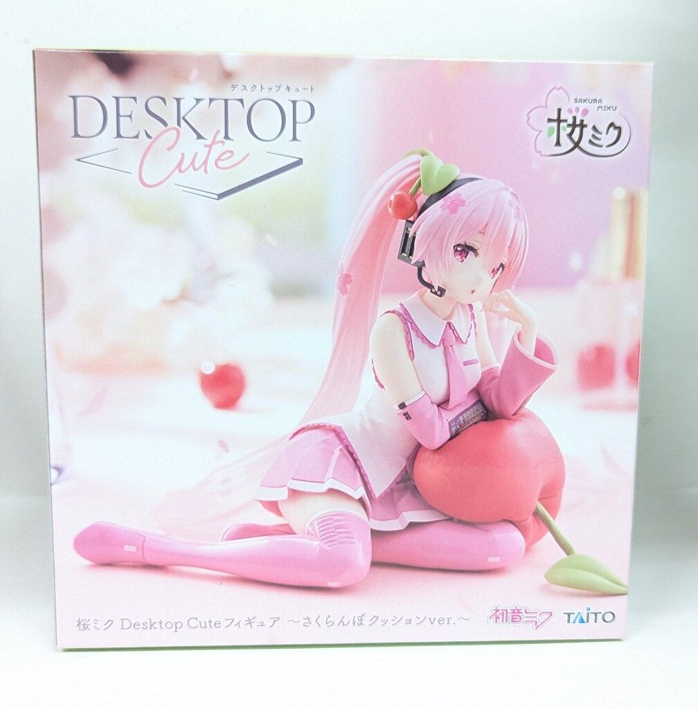 桜ミク　desktop cute さくらんぼ　17個セット 桜ミク DesktopCute フィギュア さくらんぼクッションver - メルカリ