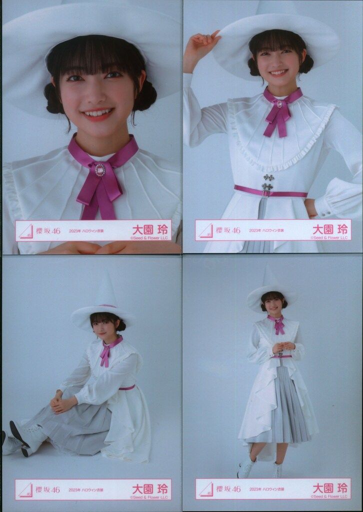 櫻坂46 ランダム生写真 大園玲 2023年ハロウィン衣装 コンプ