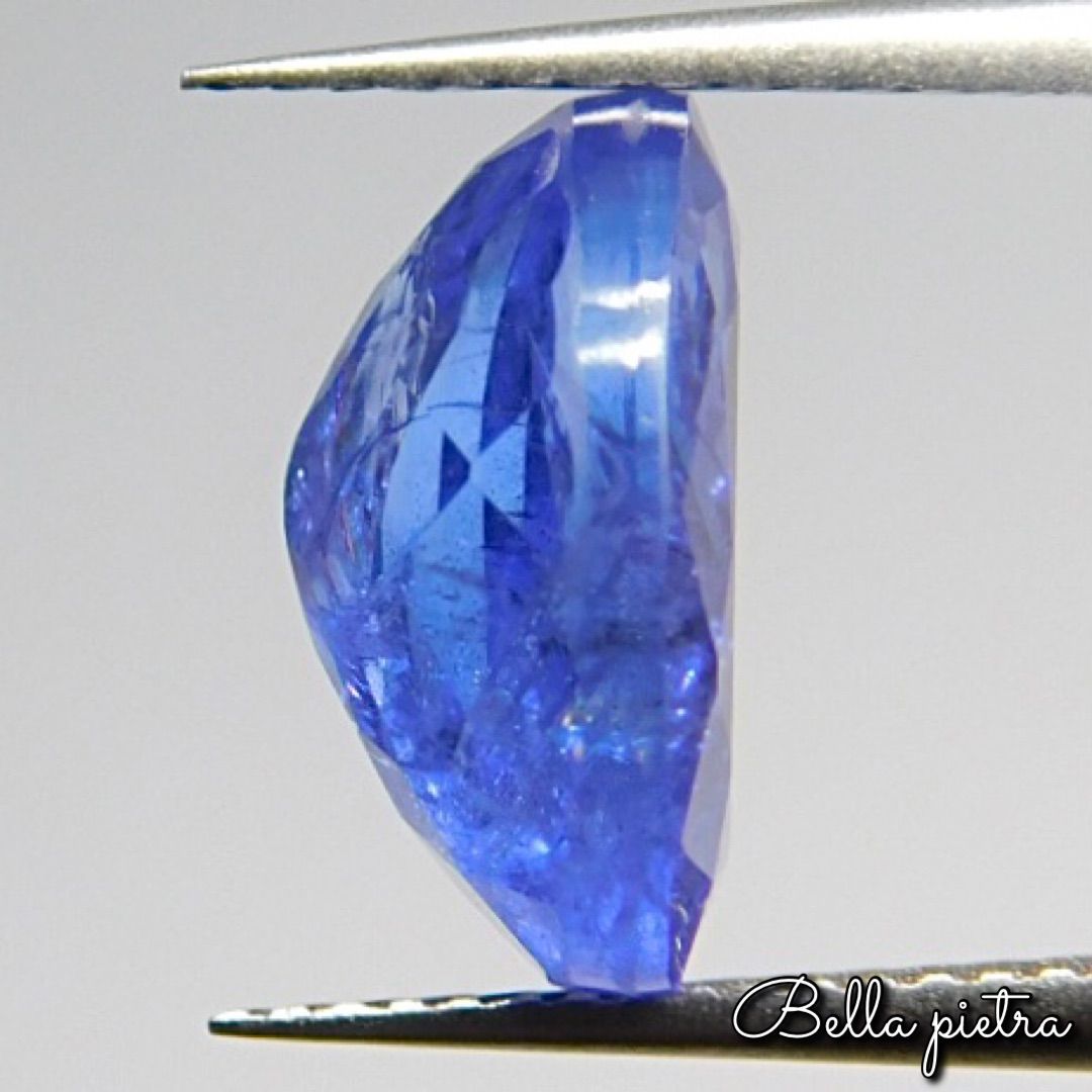 大粒3.45ct☆虹入り☆天然タンザナイト タンザニア産 ゾイサイト