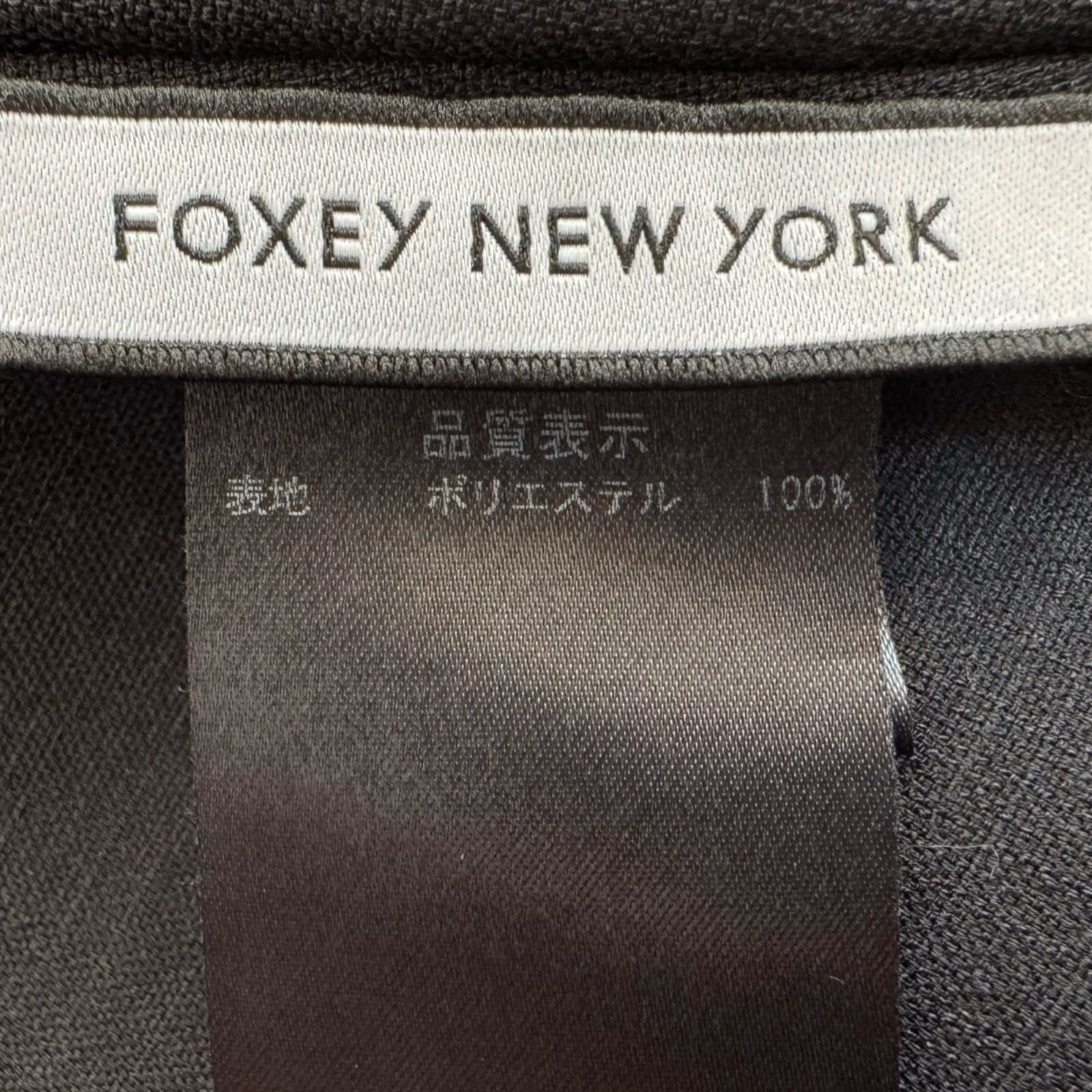 FOXEY NEWYORK フォクシーニューヨーク カットソー ダークグレー FOXEY NEWYORK フォクシーニューヨーク カットソー ダークグレー