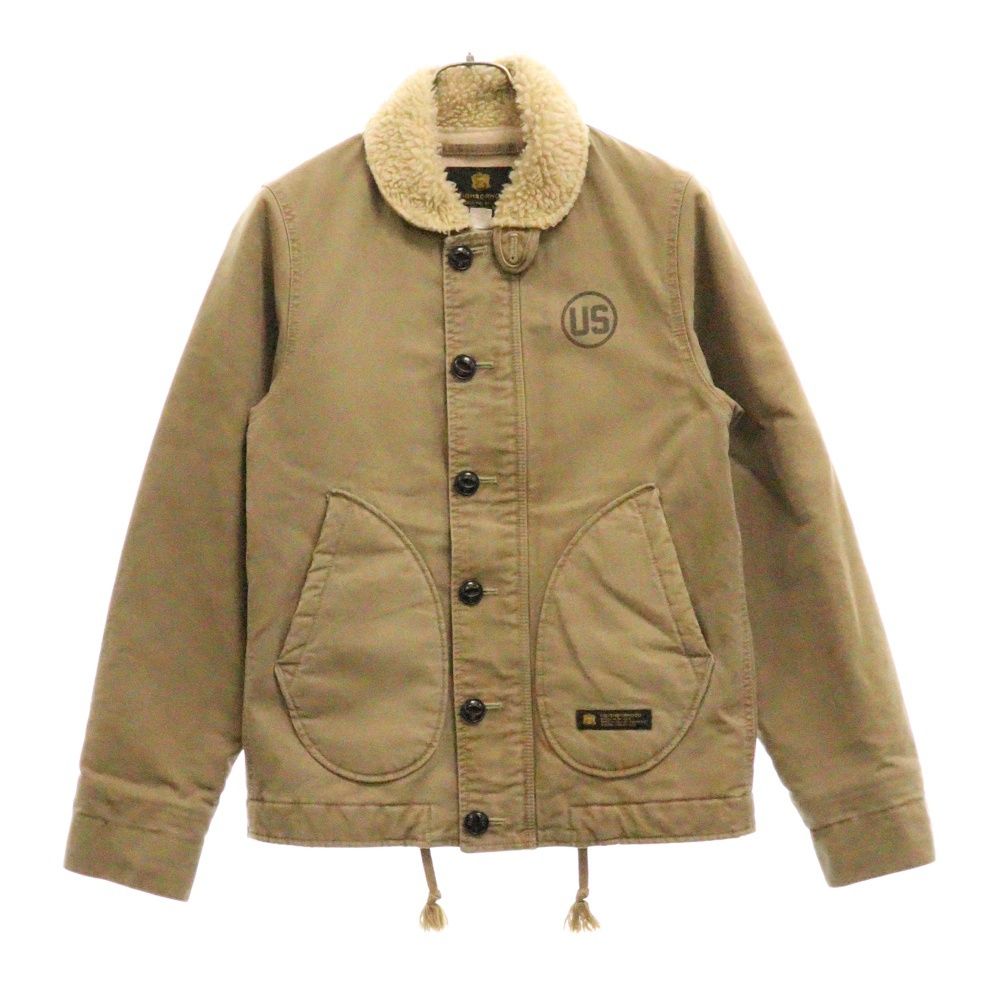 NEIGHBORHOOD ネイバーフッド 15AW ボア デッキジャケット ベージュ 152NYNH-JKM01