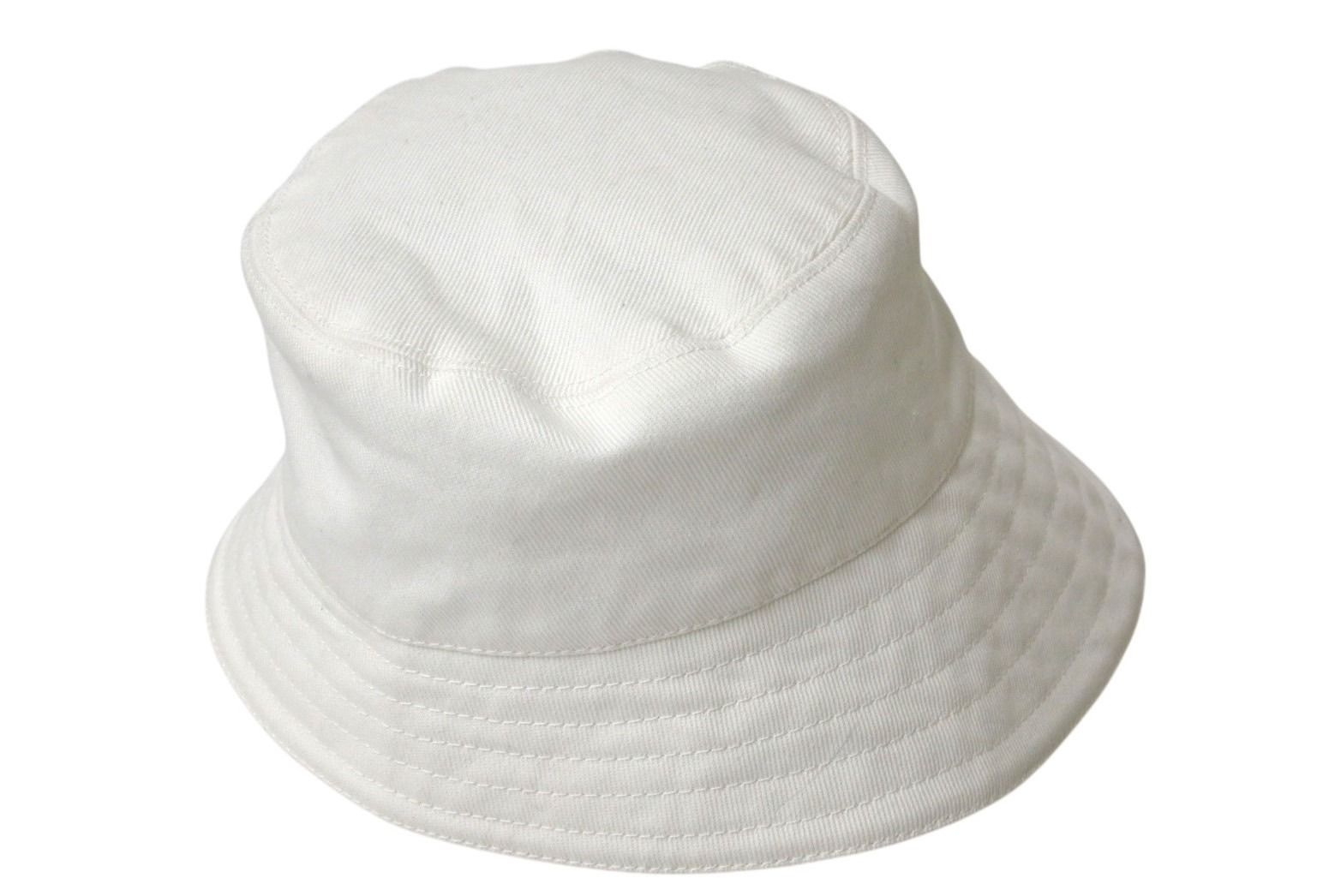 MIUMIU ロゴ刺繍 ドリル バケットハット Lサイズ 市場】ミュウミュウ