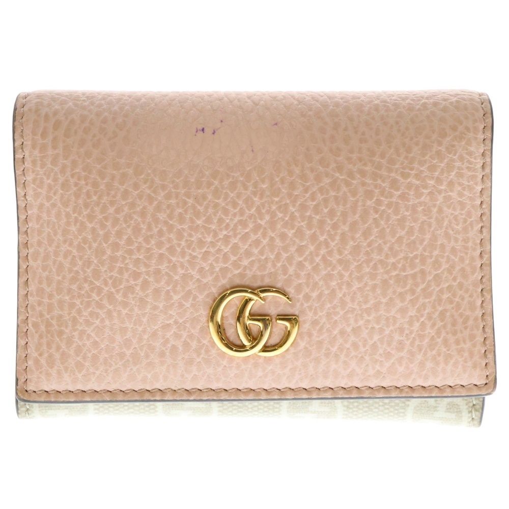 GUCCI (グッチ) GGマーモント 2つ折りカードケース 名刺入れ