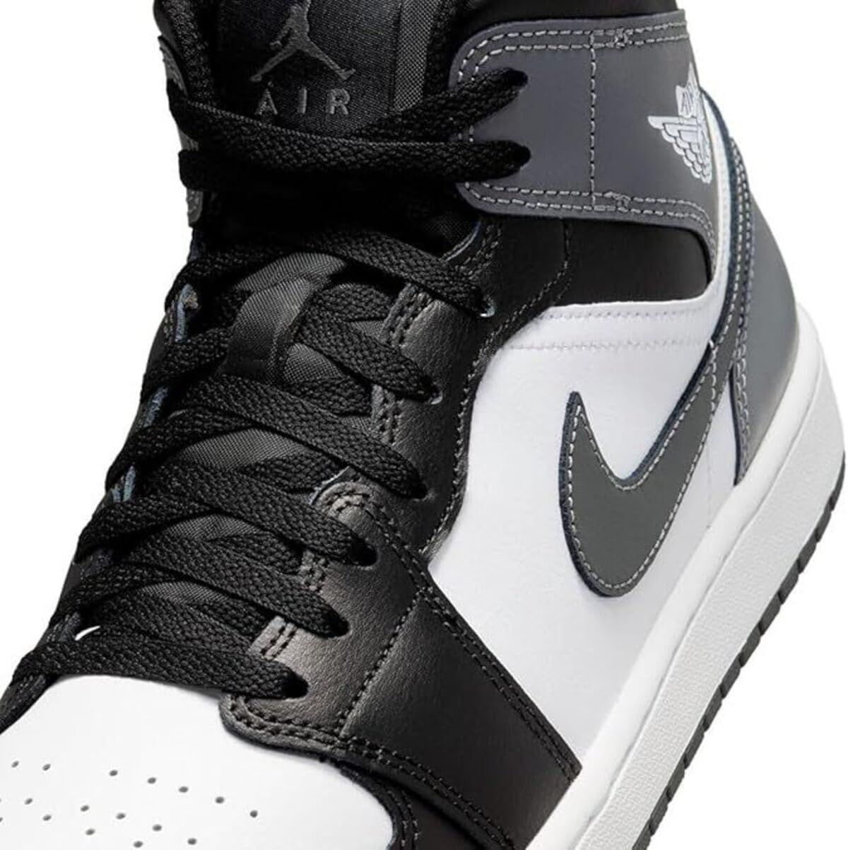 ナイキ] エア ジョーダン 1 ミッド AIR JORDAN 1 MID ブラック/グレー 