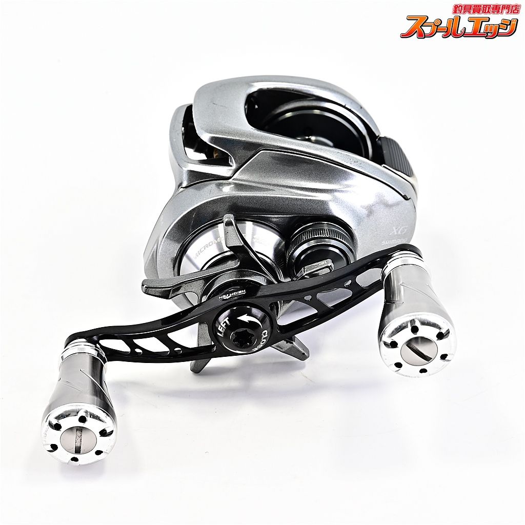  シマノ 18バンタム MGL XG ハイテン90 mmカスタムハンドル ゴメクサスカスタムハンドルノブ装着 SHIMANO Bantam m 41127 フィッシンググローブ ベイトリール(ルアー用) リール