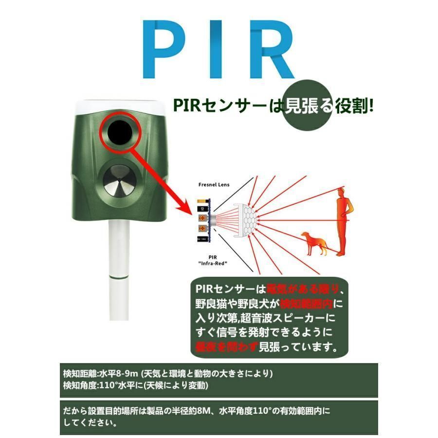 3面超音波 猫除け