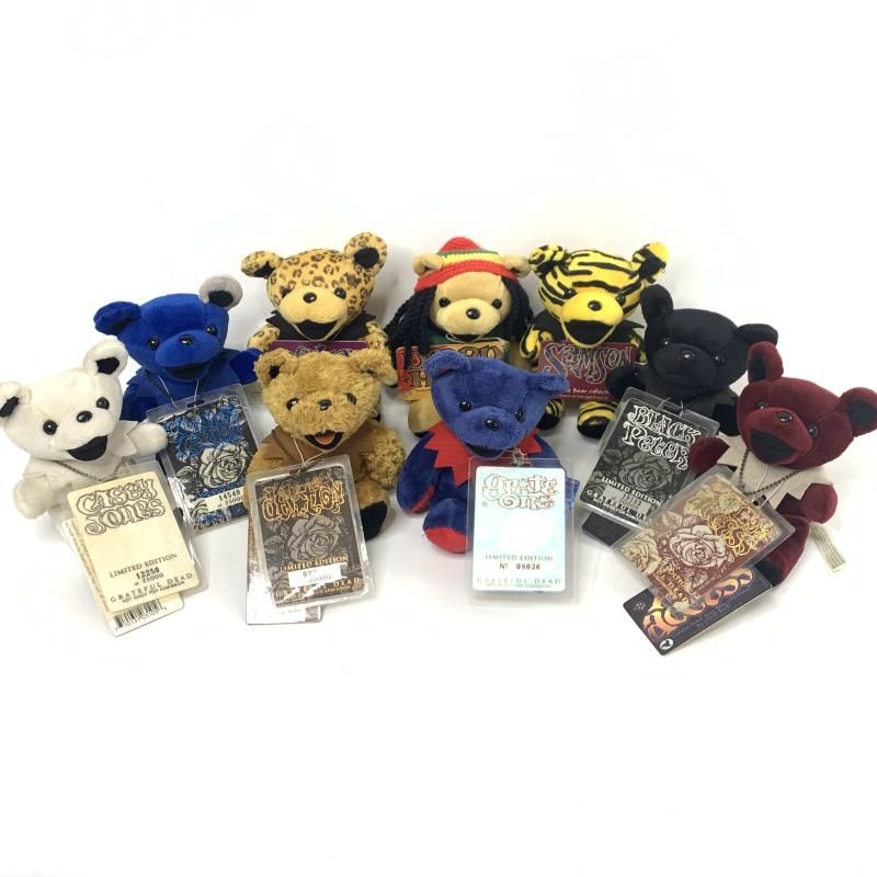 【中古】グレイトフルデッド・Bean Bear/ビーンベア 9体セット[10][240010469727] 中古】グレイトフルデッド・Bean Bear/ビーンベア 9体セット[10]