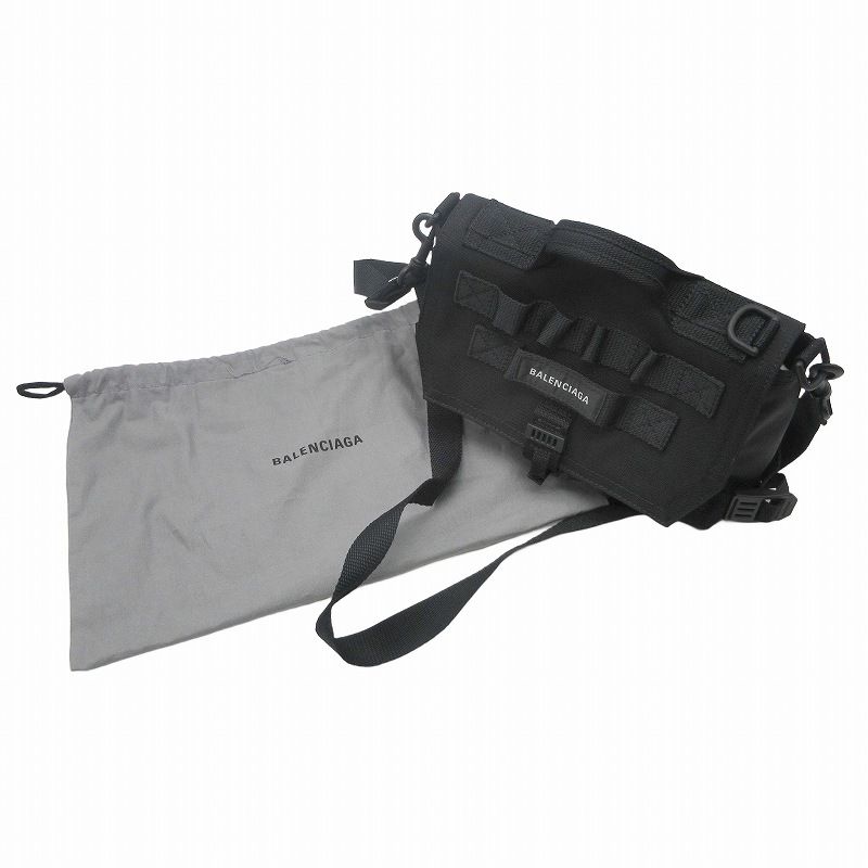 極美品 バレンシアガ BALENCIAGA ARMY MESSENGER BAG S アーミー