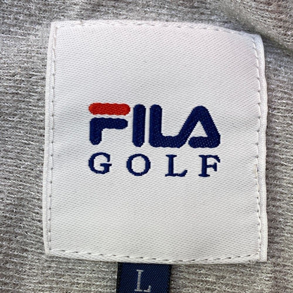 サイズ：L FILA GOLF フィラゴルフ 裏起毛 ネック付 2way