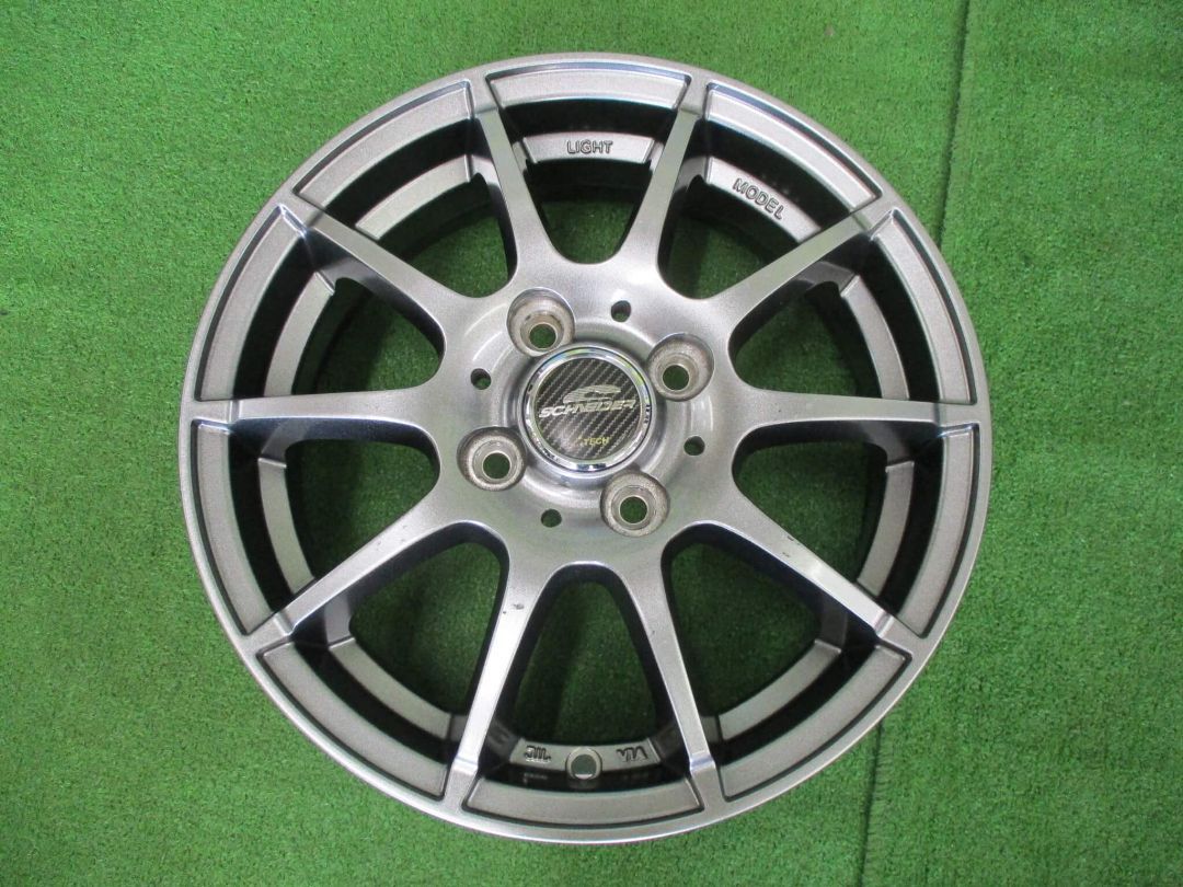 ユーロスピード 14インチ×4.5 +43 4H 100 アルミホイールのみ 4本 ! 軽自動車 N-box ミラ タント ムーブ スペーシア ワゴンR等に □006 ユーロスピード G10 14インチ×4.5 +43 4H 100 アルミホイールのみ 4本 !