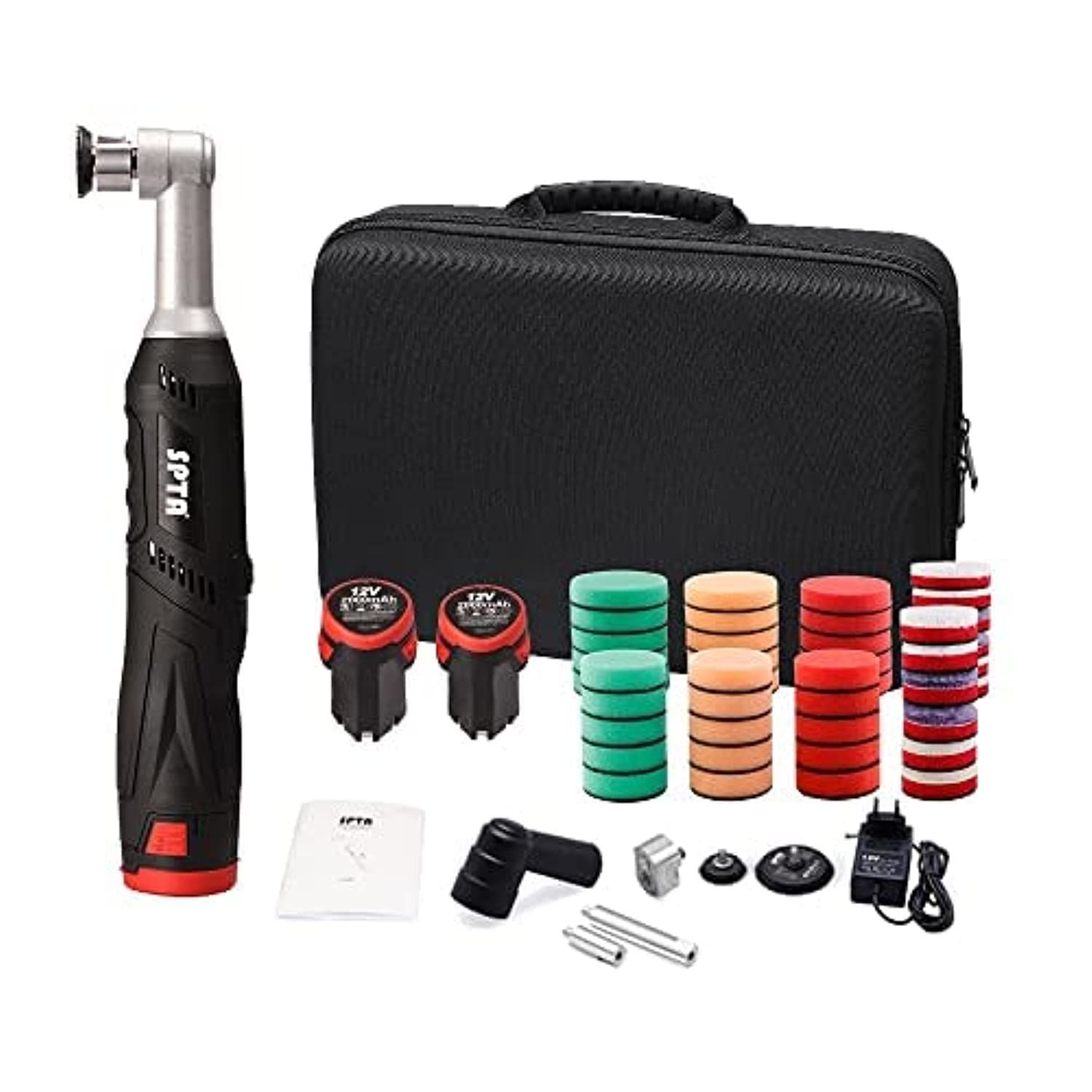 新着商品 12V コードレスポリッシャー 充電式ポリッシャー SPTA コードレスミニカーポリッシャー 12V マイクロコードレス キズキラー ポリッシャー カーポリッシャー RO|DA ミニカーポリッシャー 研磨|研磨|クリーニング用