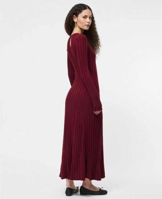 フレンチコネクション レディース ワンピース トップス Women s Babysoft Fit - Flare Sweater Dress Cabernet