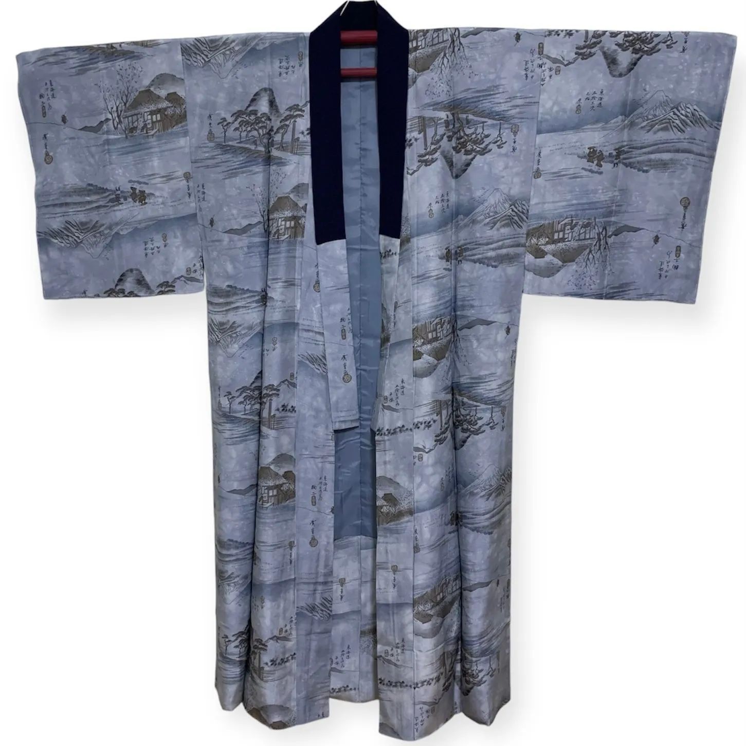R-1163 紳士 長襦袢 メンズ 裄66センチ 男性用 着物用 和装用