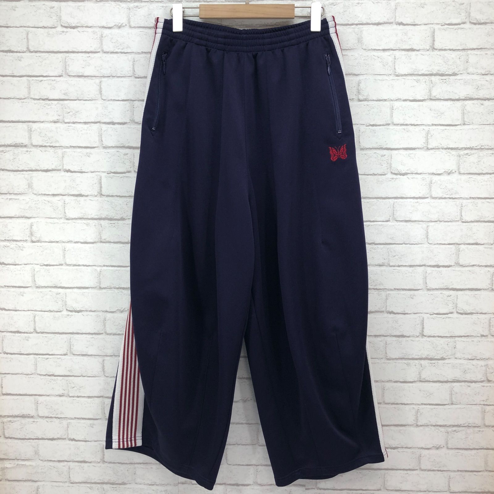 Needles ニードルス 19SS HD Track Pants ヒザデル トラックパンツ ジャージ ネペンテス ストリート アメカジ ワイドパンツ  パープル - メルカリ