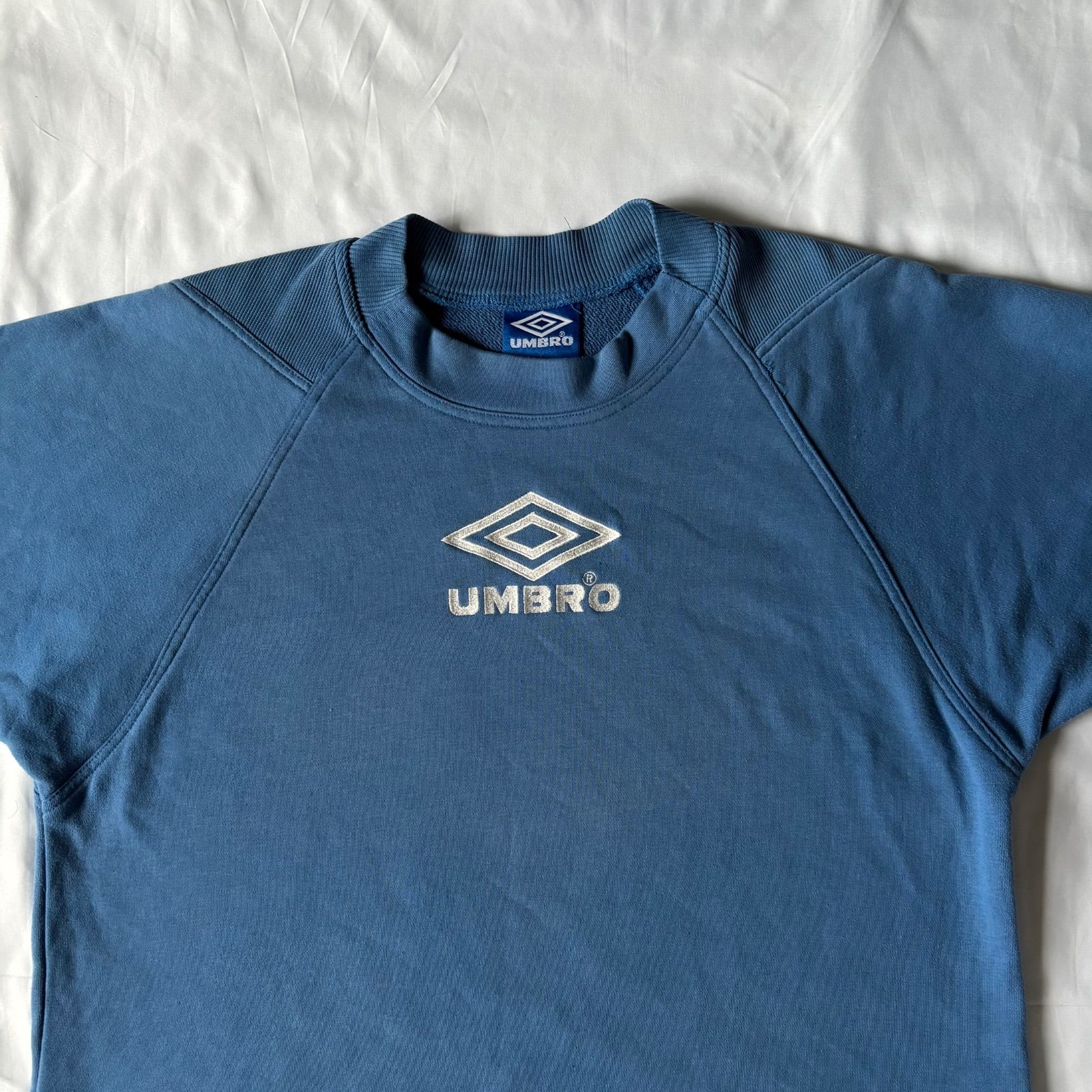 90年代 UMBRO アンブロ スウェットシャツ ビッグロゴ 刺繍 バック