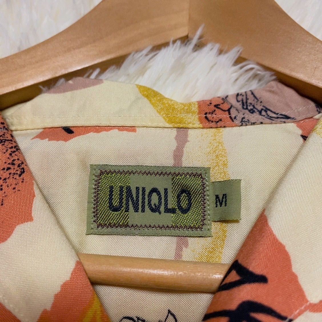 OLD UNIQLO オールド ユニクロ ヴィンテージ vintage 総柄 シャツ