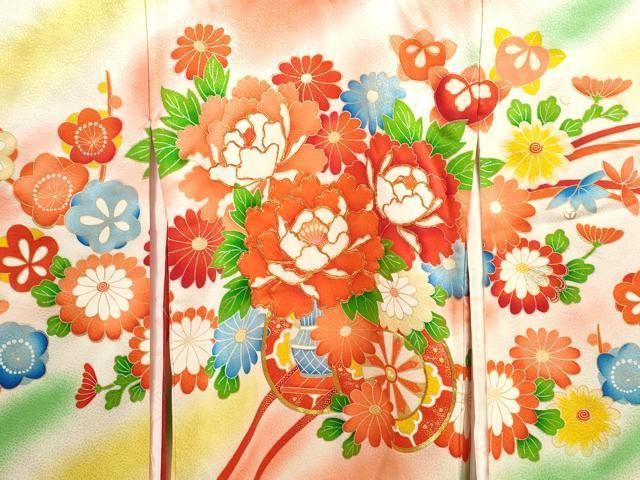 平和屋着物[]お宮参り 女の子 祝着 産着 初着 のしめ 駒刺繍