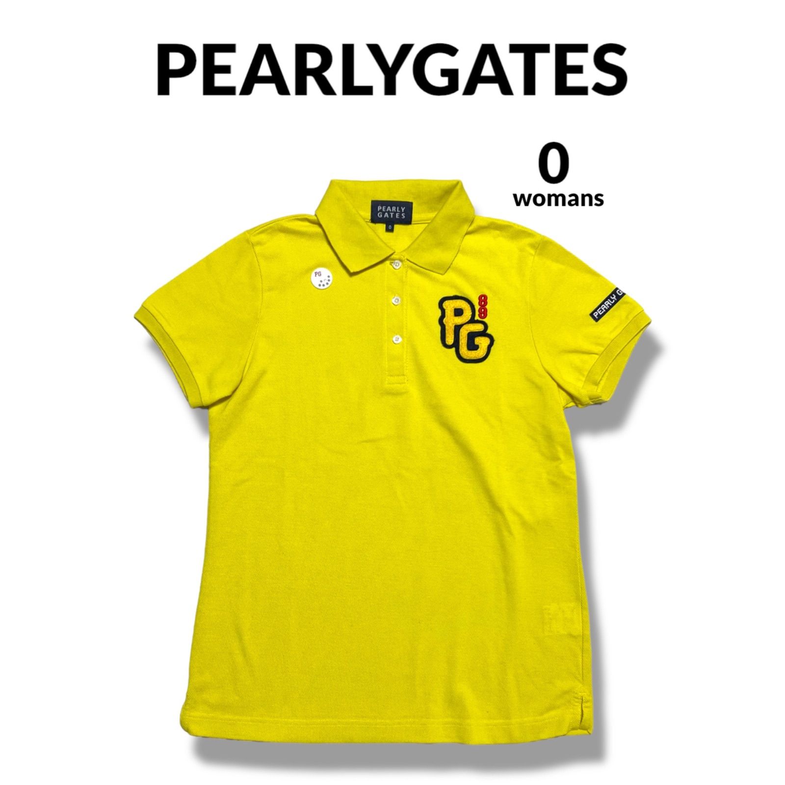 レディース 美品 PEARLYGATES 半袖 鹿の子 ポロシャツ サイズ0