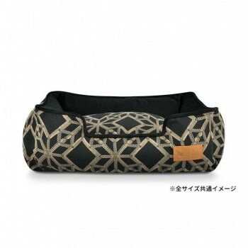 P.L.A.Y. ラウンジベッド M ソルスティス ブラック ペット用品