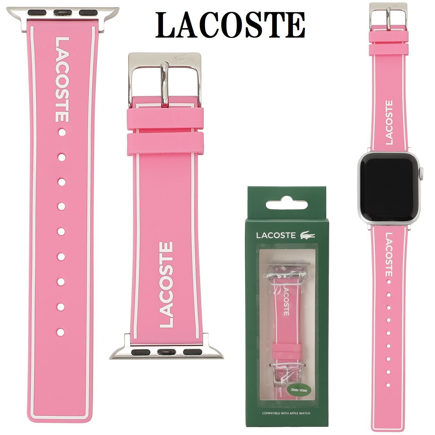 ラコステ LACOSTE 2050038 38mm 40mm 41mm ケース対応 アップル