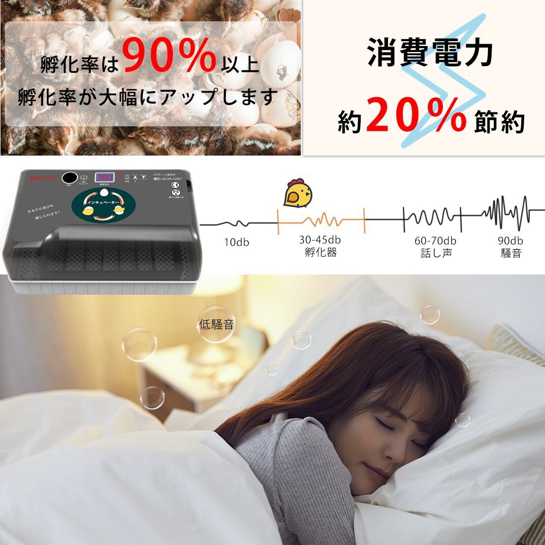 孵卵器 自動転卵