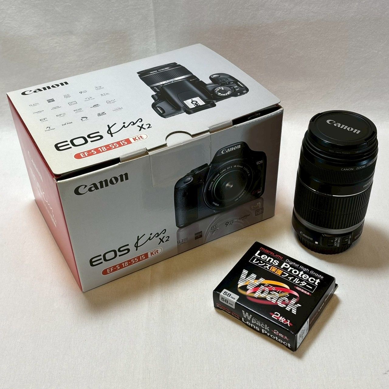 Canon EOS Kiss X2 ダブルズームキット ✨美品・動作品✨】Canon