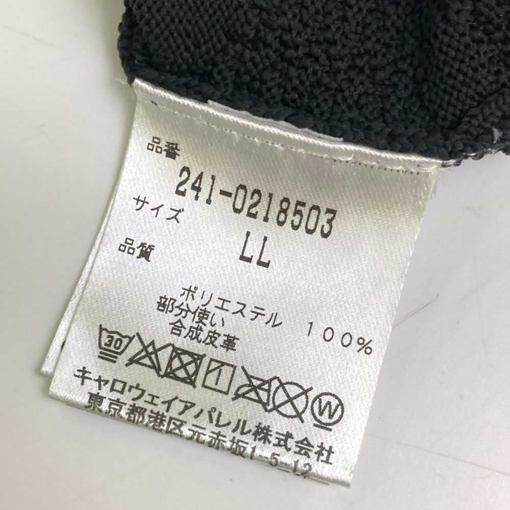 サイズ：LL CALLAWAY キャロウェイ  ニットセーター 迷彩柄 カモフラ ブラック系 [240101480033] ゴルフウェア メンズ ストスト サイズ：LL CALLAWAY キャロウェイ ニットセーター 迷彩柄