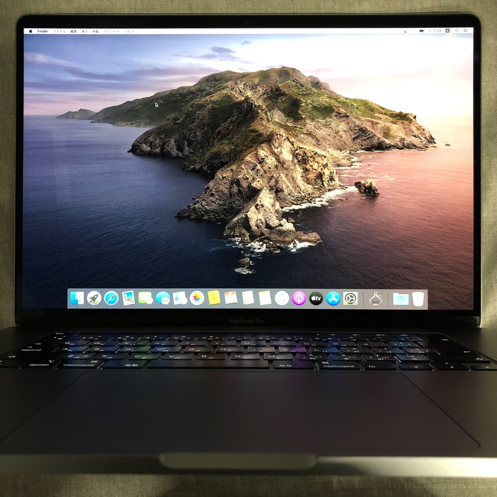 本体のみ】Apple MacBook Pro (16インチ, 2019)【Touch Bar・i9