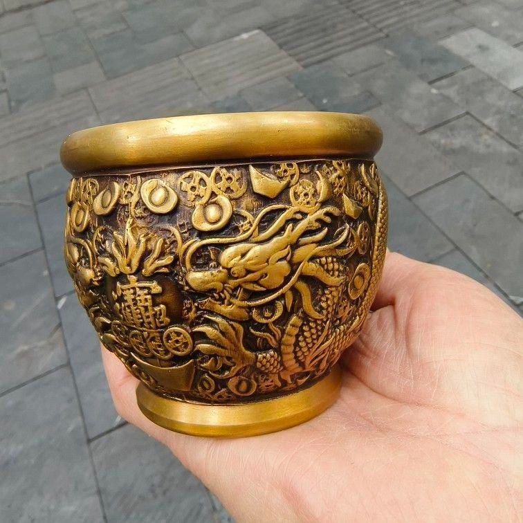 銅製 銅壺 龍鳳茶壺 徳利 手提げ壺茶道具 装飾品 工芸品 置物 銅製 銅壺 龍鳳茶壺 徳利 手提げ壺茶道具 装飾品 工芸品 置物