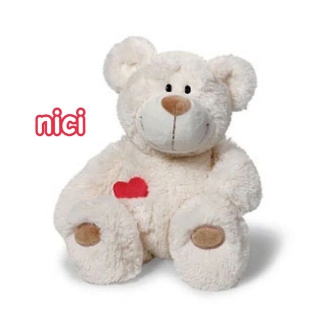 NICI ニキ ぬいぐるみ ラブベア ララ ホワイト 15cm 完売品