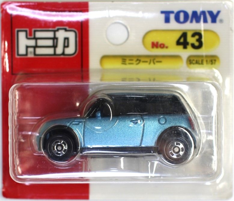新品 トミカ 43 ミニクーパー (ブリスター)青TOMY 240001031751