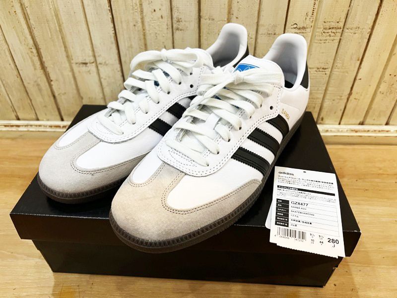 カラーブラックadidas samba adv 28cm 未使用