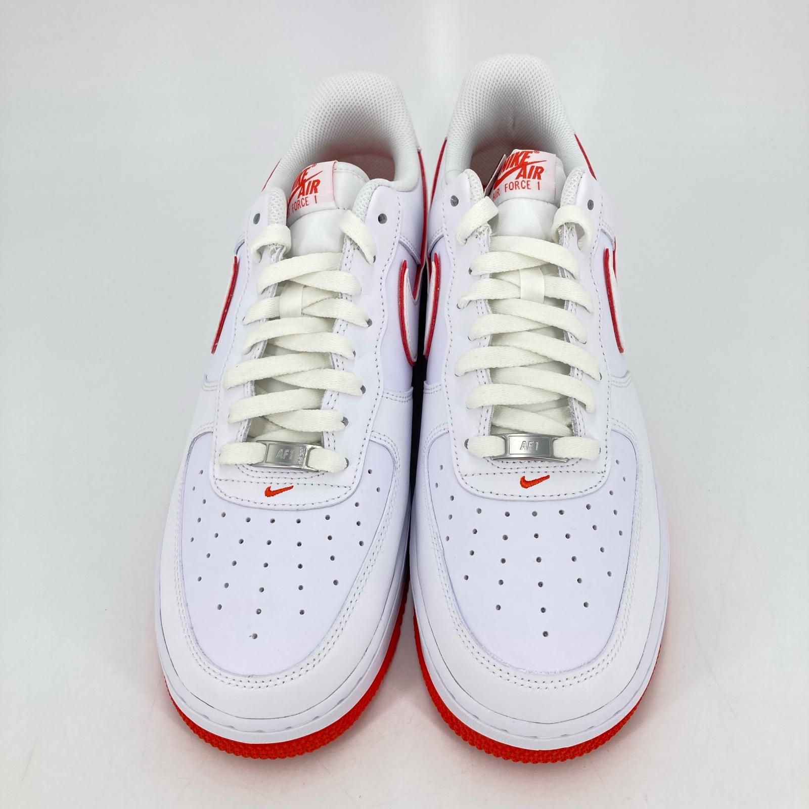 イオン広店】 中古 NIKE | ナイキ 30cm スニーカー Air Force 1 Low White and Picante Red DV0788 -102 オレンジ 【126】 - メルカリ