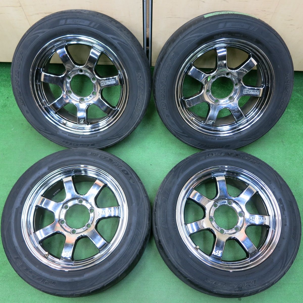 送料無料* 4本価格☆RAYS gram LIGHTS 57sx 215/60R17 ダンロップ RV503 17インチ レイズ グラムライツ  PCD139.7/6H☆4050208イノ - メルカリ