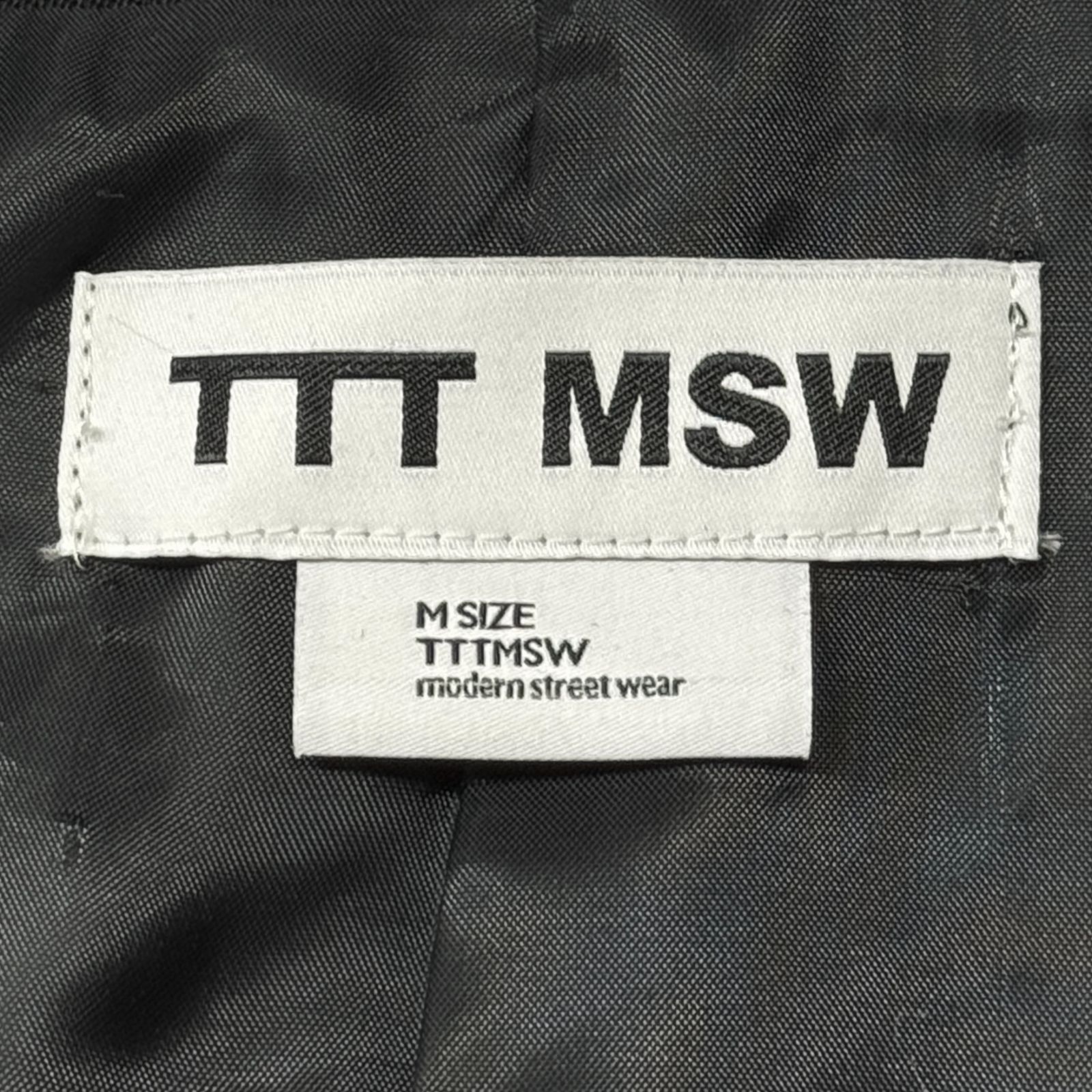 TTT_MSW テーラードジャケット ティーモダンストリートウェア TTT-25SS