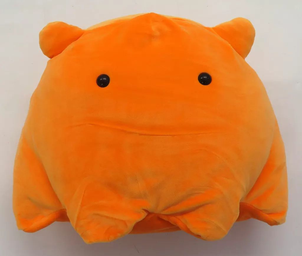 ちみたん BIGぬいぐるみオレンジハート ・レッドハート2点セット 中古】ぬいぐるみ もちっとBIGめんだこ3(オレンジ) ぬいぐるみ