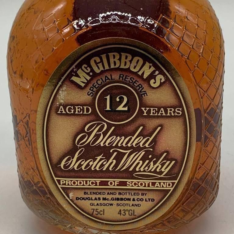 古酒 特級マックギポンズ12年 スペシャルリザーブ ブレンデント 古酒 特級マックギポンズ12年 スペシャルリザーブ ブレンデント