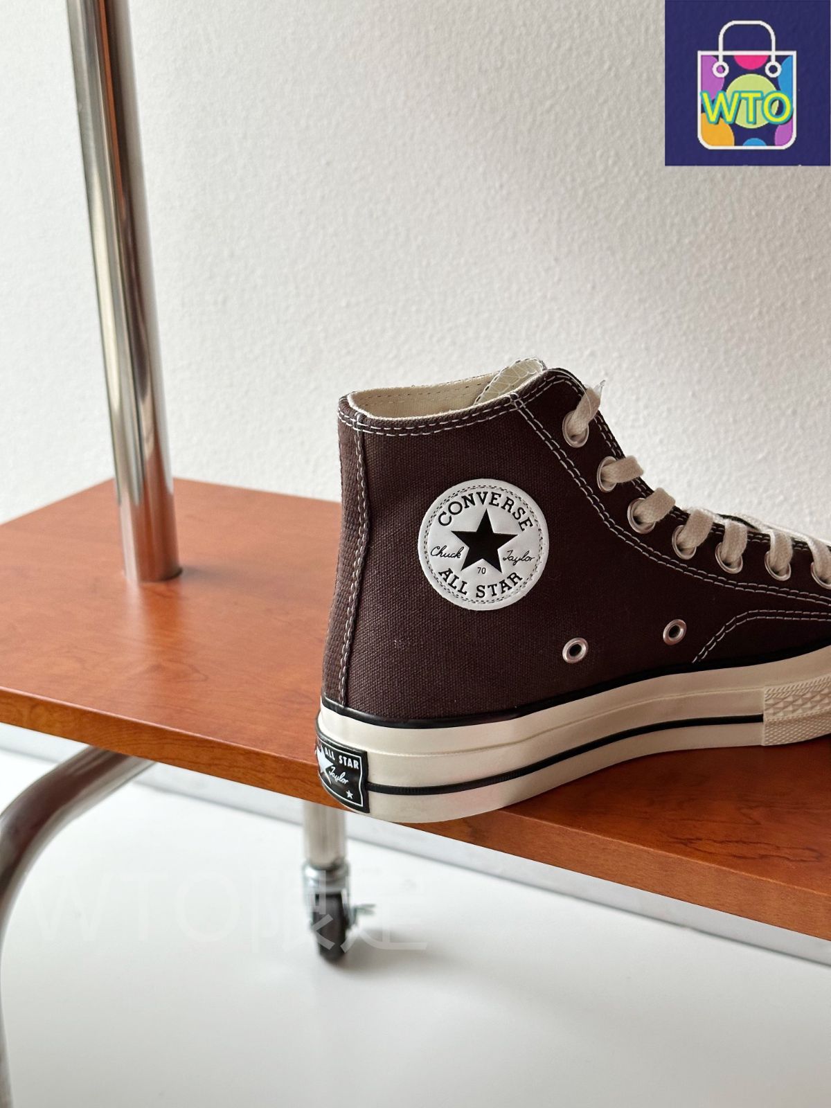 Converse Chuck Taylor All Star ハイカットブラウン CONVERSE スニーカー 「別注」「CONVERSE」ALL STAR US パッチ