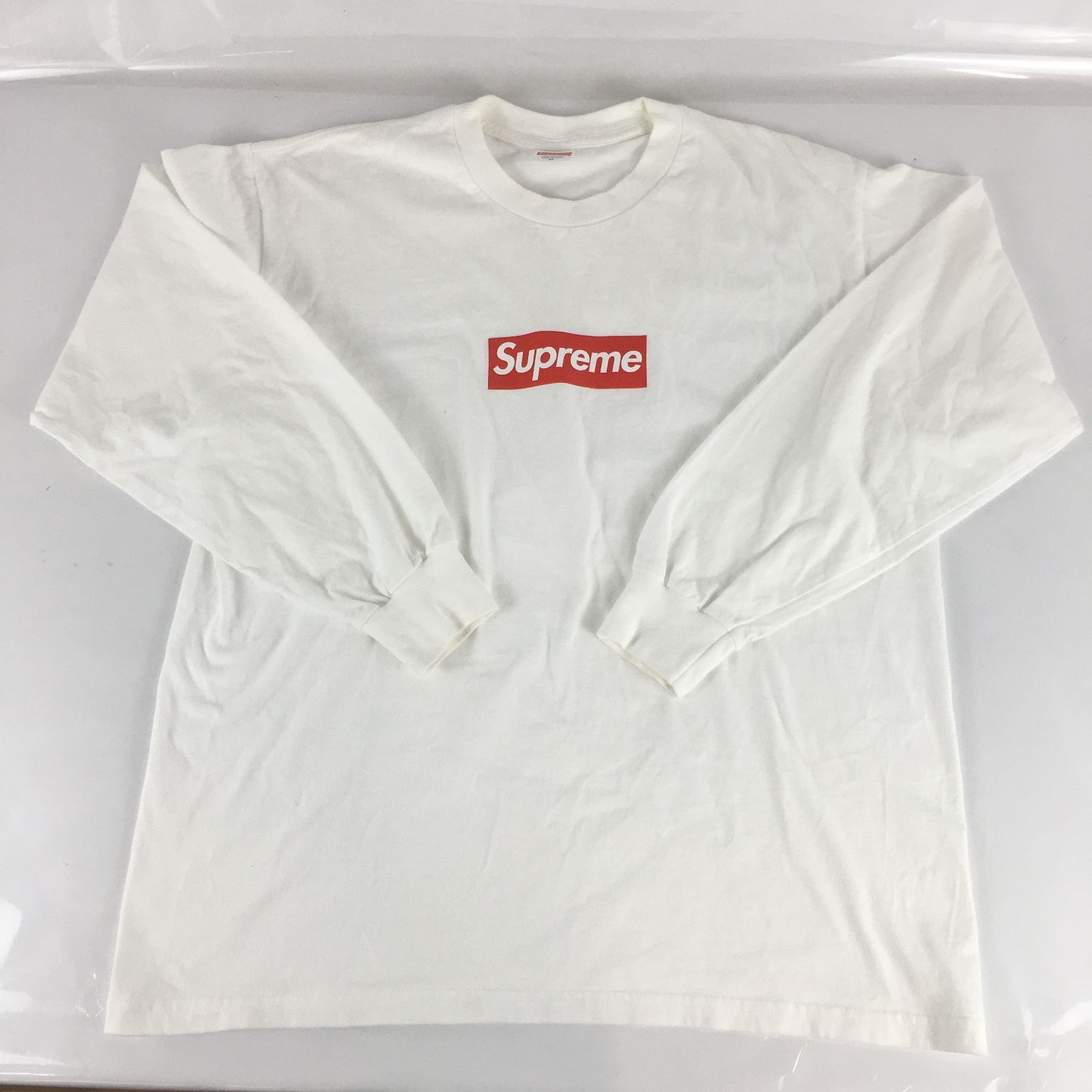 Supreme 20FW Box Logo L/S Tee White シュプリーム ボックスロゴ ロングスリーブ Tシャツ ホワイト 白 Mサイズ  中古 /ｍ 241223 01180hi◇128 - メルカリ